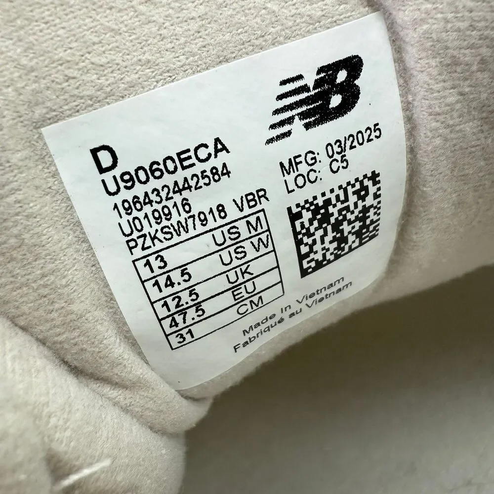 New Balance Men's Athletic Sneakers in Light Gray and White